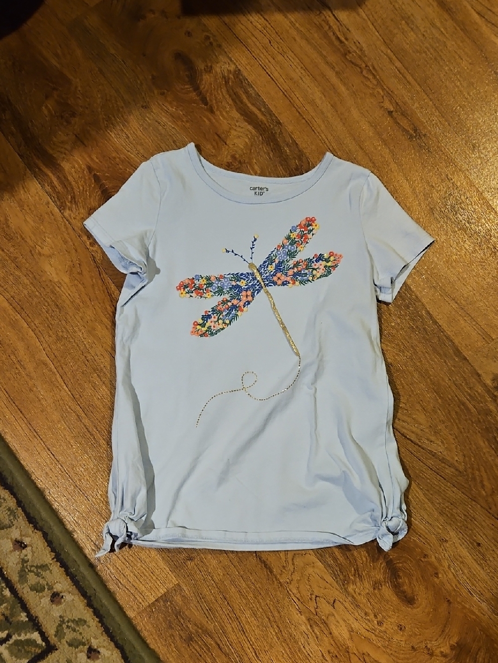 Carter's Kid Girls Periwinkle T Shirt Size 12/ 12A